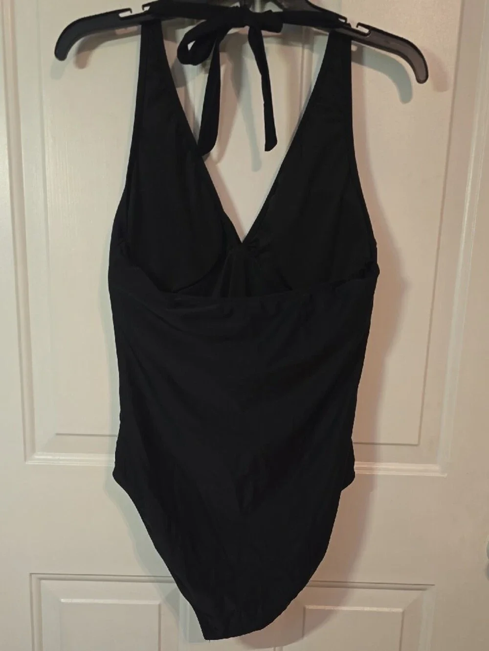 Black Halter One-Piece Swimsuit - Women Swim